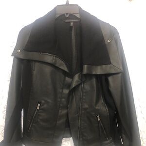 White House Black market faux leather  jacket